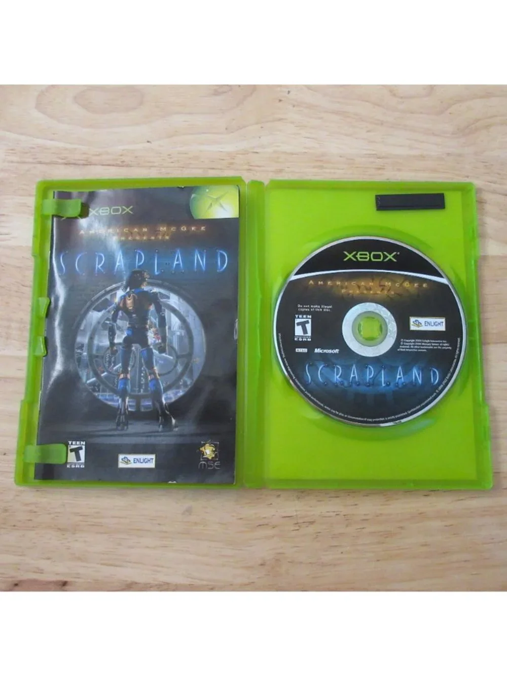 American McGee Presents Scrapland; CIB (Microsoft Xbox, 2005) with Manual